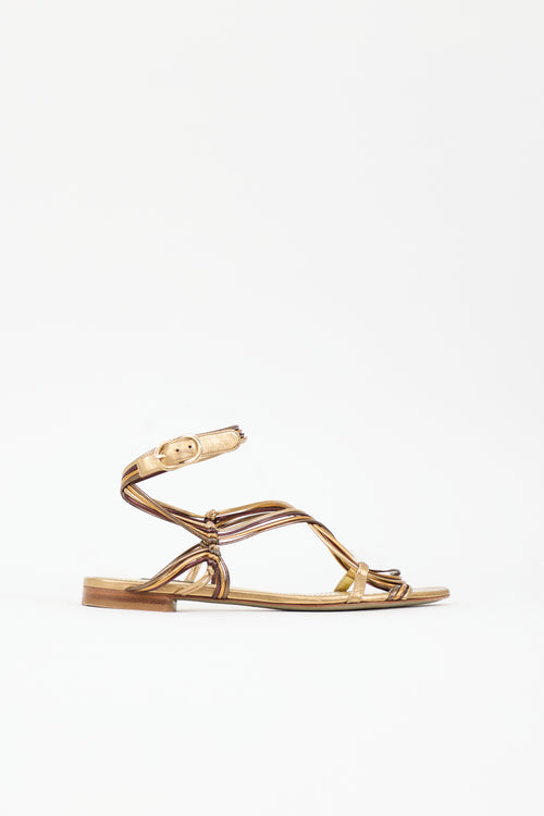 Dolce & Gabbana Leather Strappy Sandal
