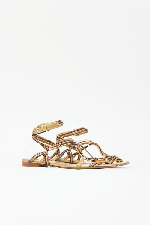 Dolce & Gabbana Leather Strappy Sandal