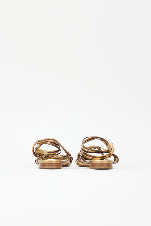 Dolce & Gabbana Leather Strappy Sandal