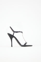 Dolce & Gabbana Satin & Crystal Sandal