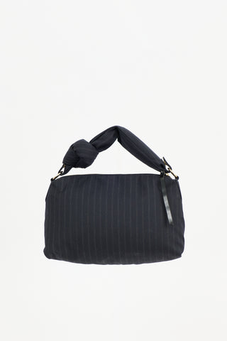 Dries Van Noten Puffy Pinstripe Bag