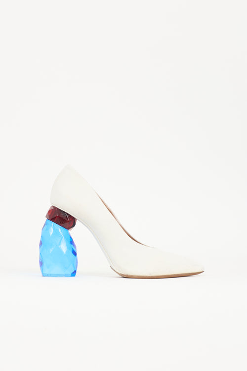 Dries Van Noten FW 2017 Canvas Pump