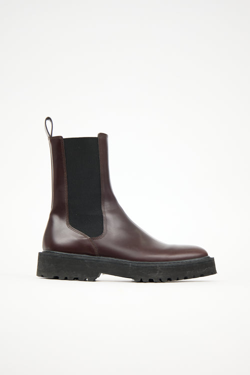 Dries Van Noten Leather Chelsea Boot