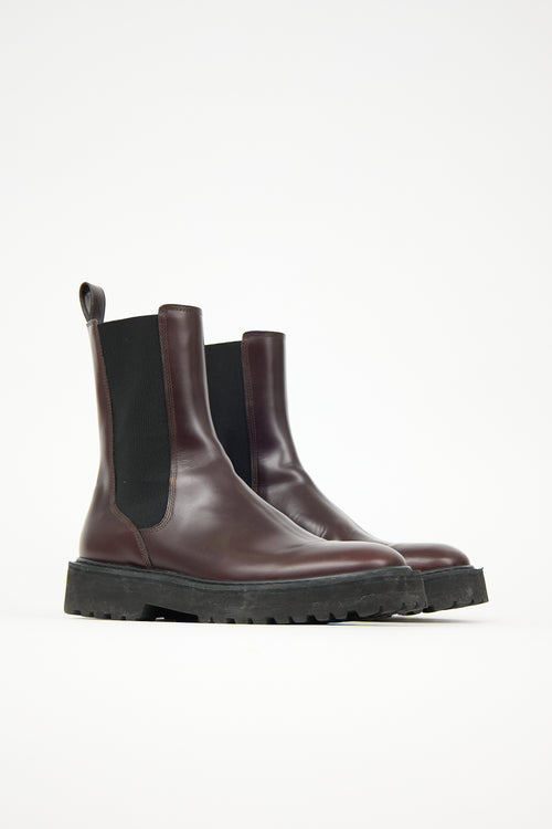 Dries Van Noten Leather Chelsea Boot