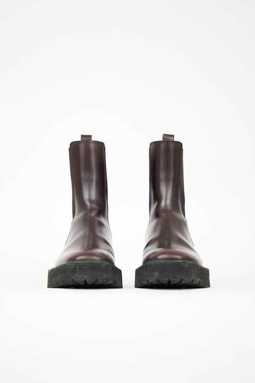 Dries Van Noten Leather Chelsea Boot