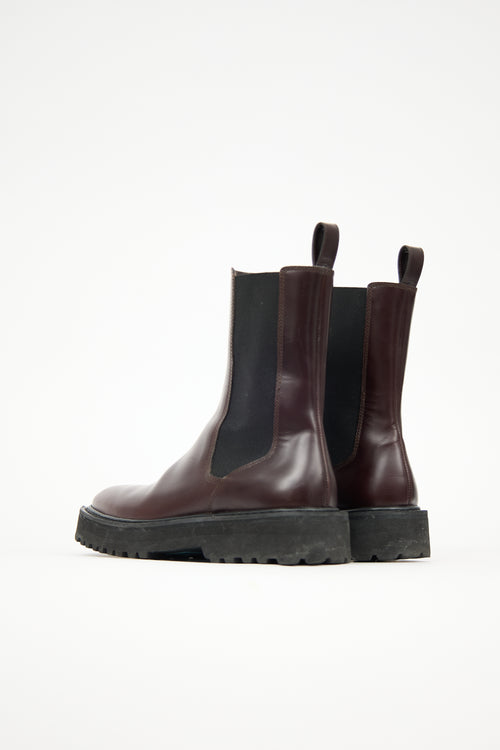Dries Van Noten Leather Chelsea Boot