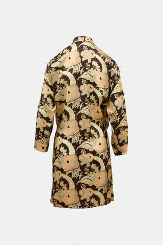 Dries Van Noten Floral Wrap Robe