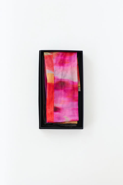 Dries Van Noten Mesh Gradient Long Gloves