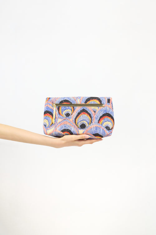 Dries Van Noten Fall 2018 Brocade Envelope Clutch