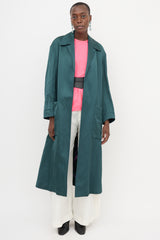 Dries Van Noten Satin Duster Coat