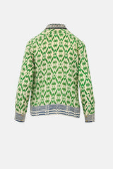 Dries Van Noten Silk Printed Embellished Blouse