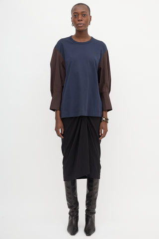 Dries Van Noten Heris Colour Block Top