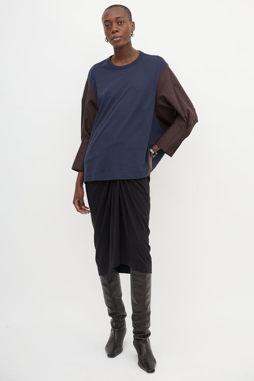 Dries Van Noten Heris Colour Block Top