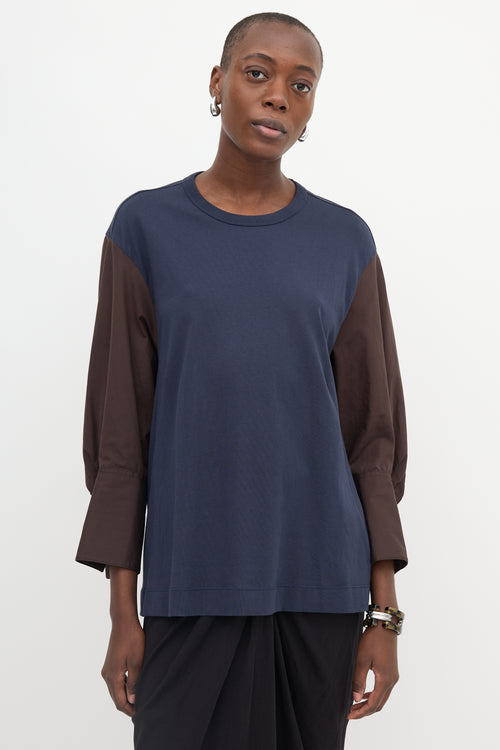 Dries Van Noten Heris Colour Block Top