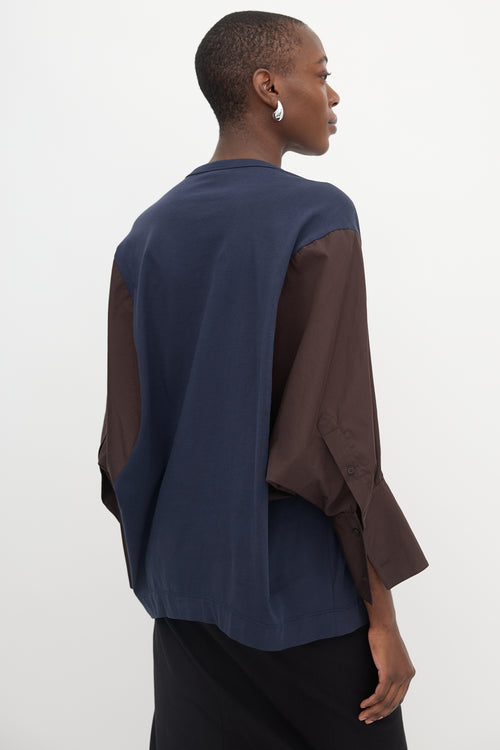Dries Van Noten Heris Colour Block Top
