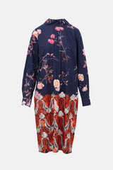 Dries Van Noten Floral Embroidered Shirt Dress