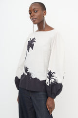 Dries Van Noten x Len Lye SS 2021 Palm Blouse