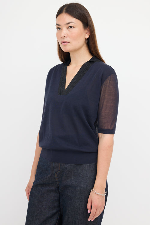 Dries Van Noten Sheer Polo