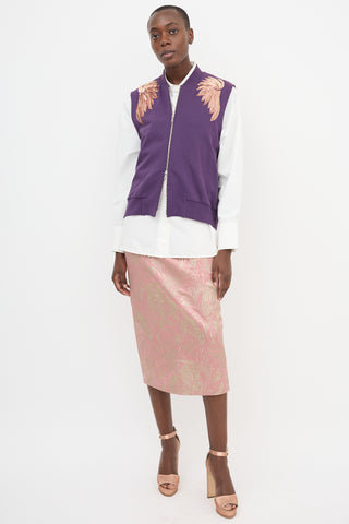 Dries Van Noten SS 2016 Sequin Wings Vest