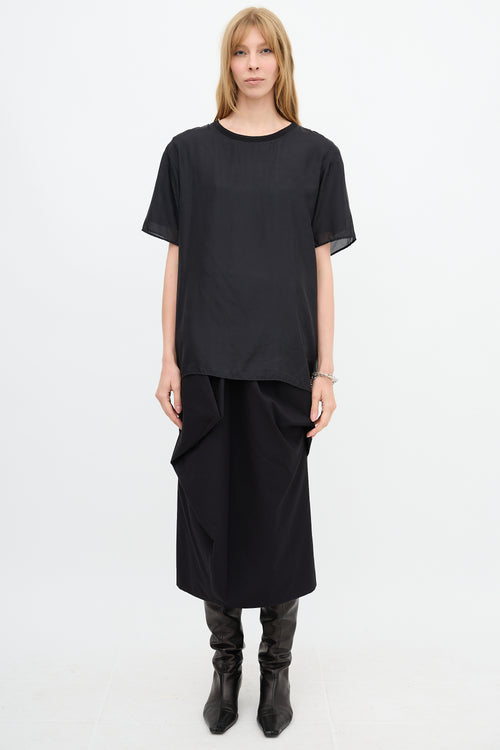 Dries Van Noten Silk Layered Top