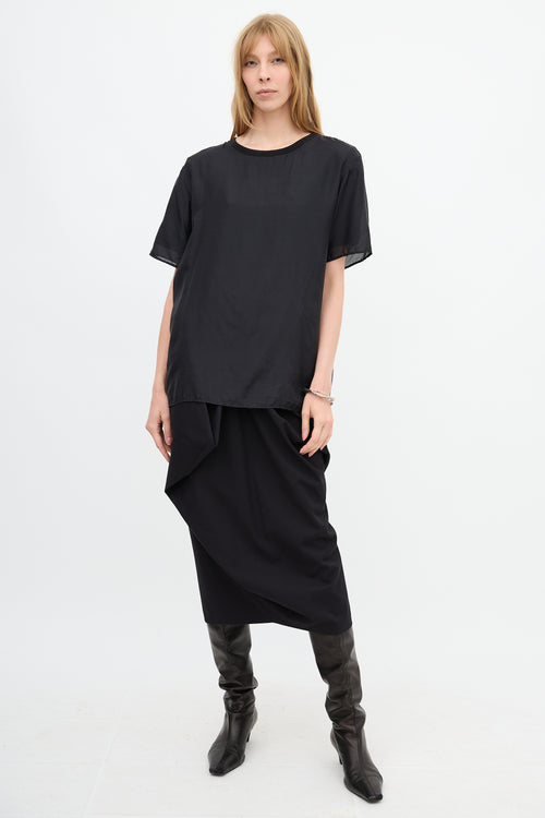 Dries Van Noten Silk Layered Top