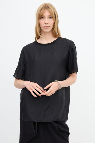 Dries Van Noten Silk Layered Top