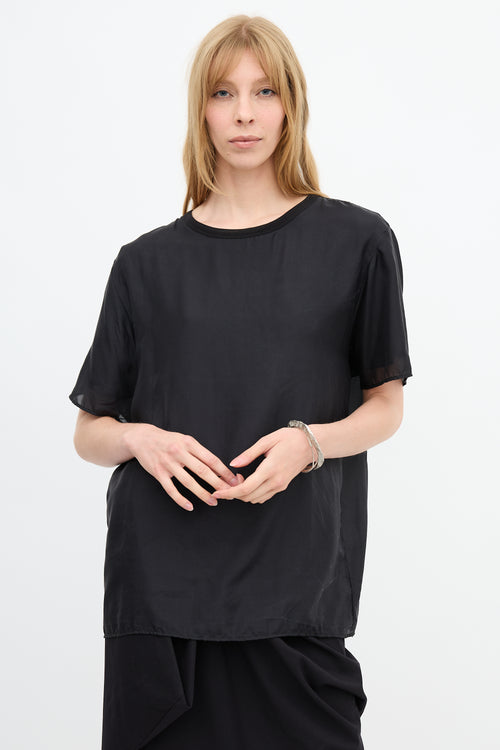 Dries Van Noten Silk Layered Top