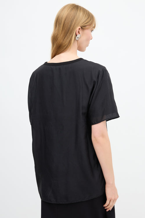 Dries Van Noten Silk Layered Top