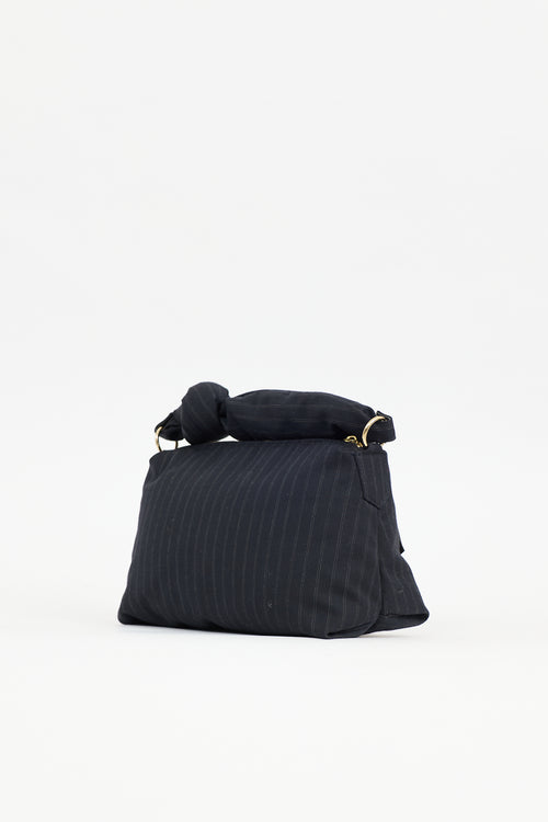 Dries Van Noten Puffy Pinstripe Bag