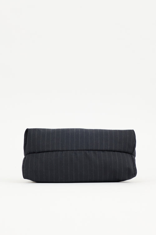 Dries Van Noten Puffy Pinstripe Bag