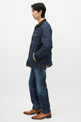 DSquared2 Blue & Brown Corduroy Denim Jacket