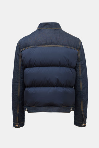 DSquared2 Denim Hybrid Puffer Jacket