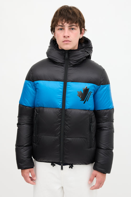 DSquared2 Down Colour Block Puffer Jacket