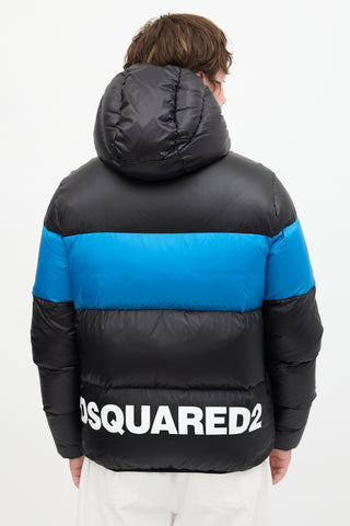 DSquared3 Down Colour Block Puffer Jacket