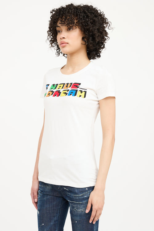 DSquared2 I Have A Dream Graphic T-Shirt