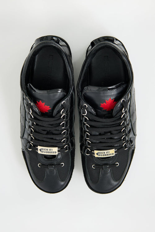 DSquared3 Leather Kick It! 1964 Sneaker