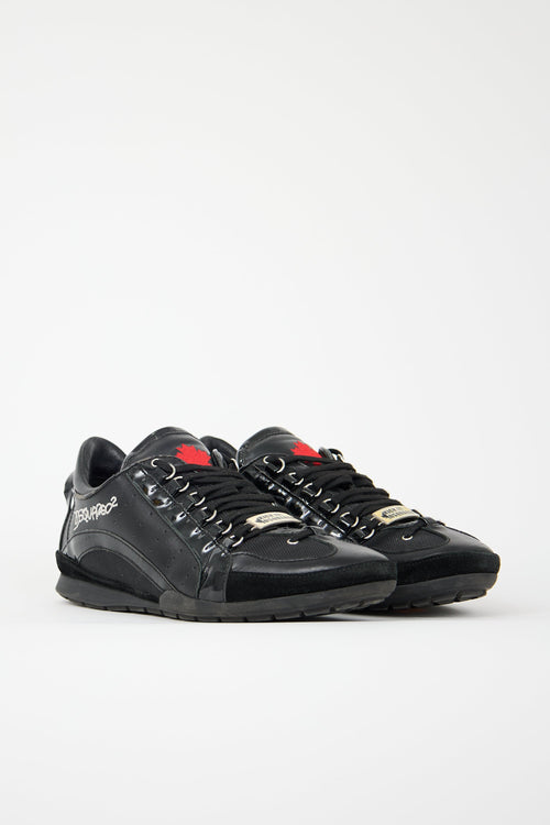 DSquared4 Leather Kick It! 1964 Sneaker