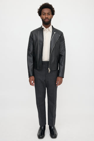 DSquared2 Leather Biker Jacket