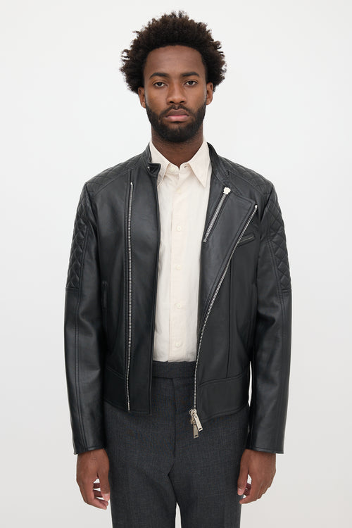 DSquared2 Leather Biker Jacket