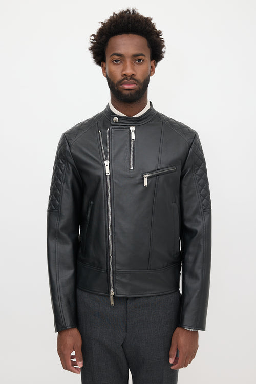 DSquared2 Leather Biker Jacket