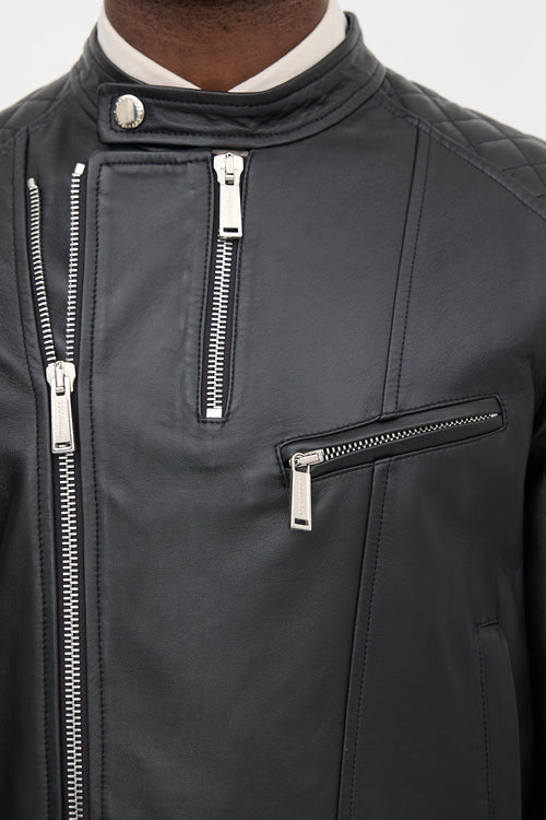 DSquared2 Leather Biker Jacket