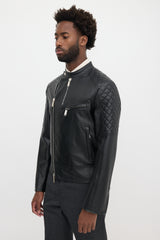 DSquared2 Leather Biker Jacket