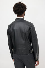 DSquared2 Leather Biker Jacket