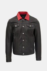 DSquared2 Leather Trucker Jacket