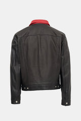 DSquared2 Leather Trucker Jacket