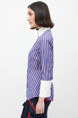 DSquared2 Blue & Red Striped Shirt