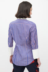 DSquared2 Blue & Red Striped Shirt