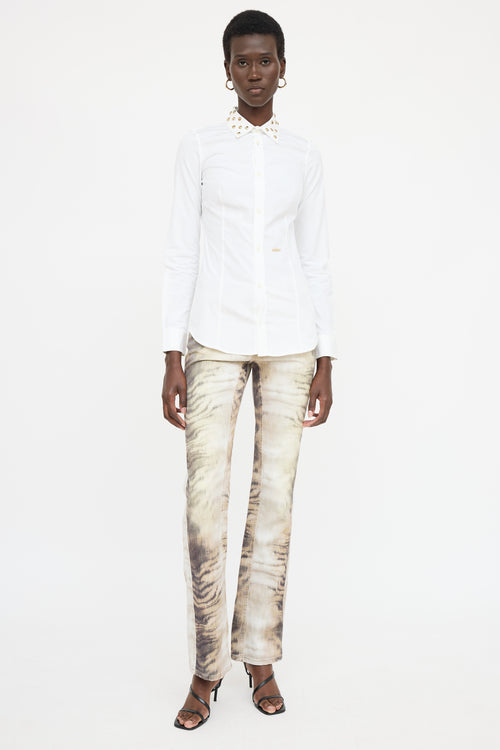 DSquared6 Studded Button Up Shirt