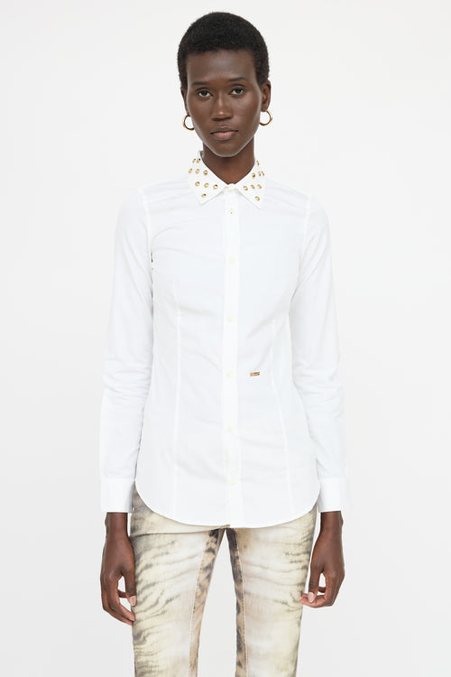 DSquared2 Studded Button Up Shirt