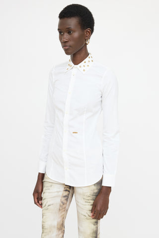 DSquared3 Studded Button Up Shirt